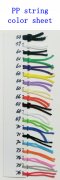 PP string color sheet