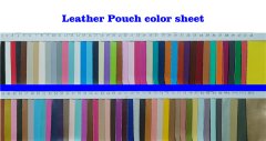 leather pouch color sheet
