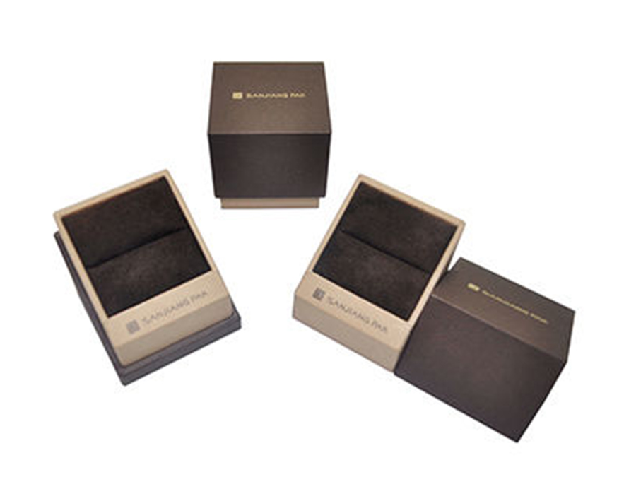 Touch paper jewellery box