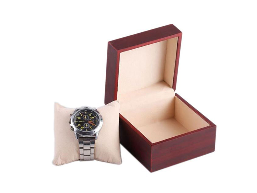 Watch box with pillow insert