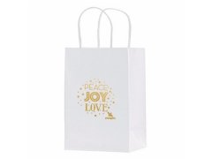 Gold foil stamping logo paper bag