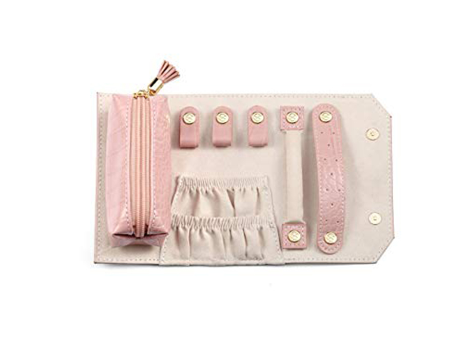 Roll jewellery case travel