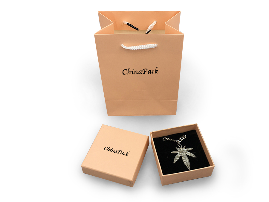 Customized box with paper bag
