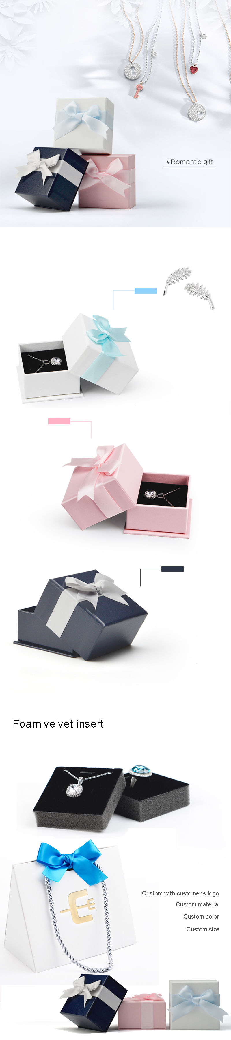 Pandora style paper bag for customized