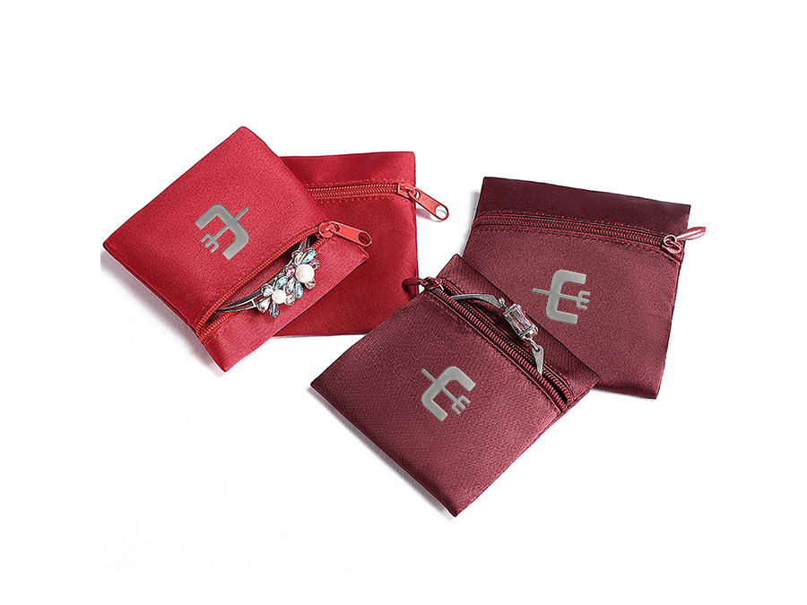 Small jewelry bags with zipper