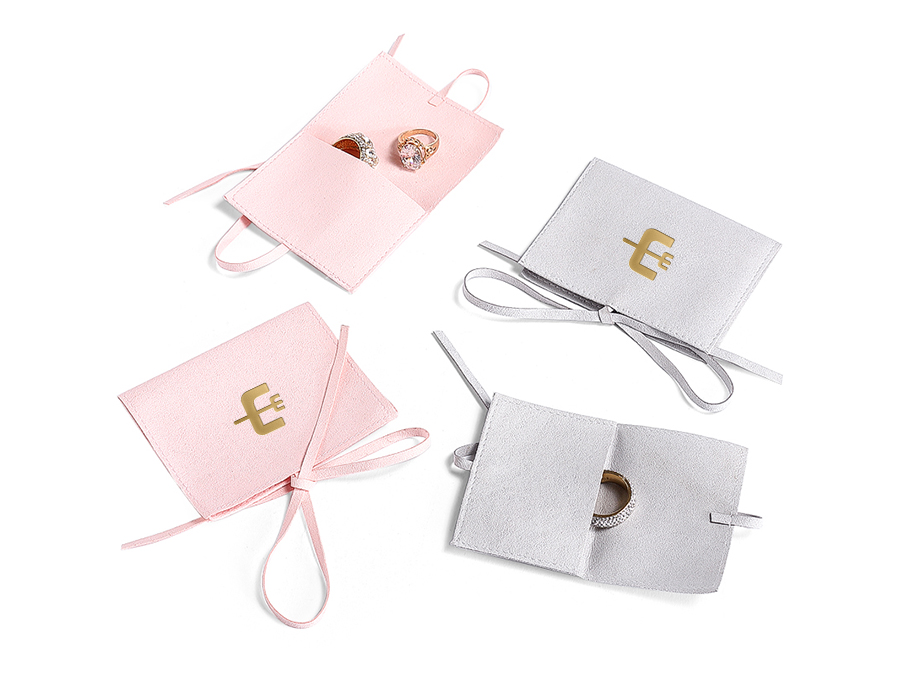 Custom jewelry pouch with logo