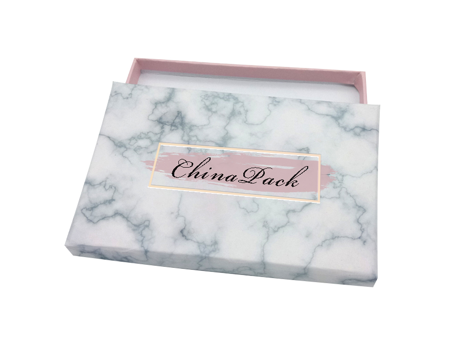 Marble ribbon box for customized