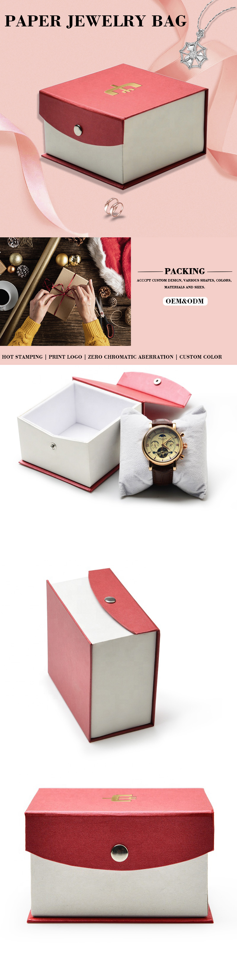 Cardboard watch box