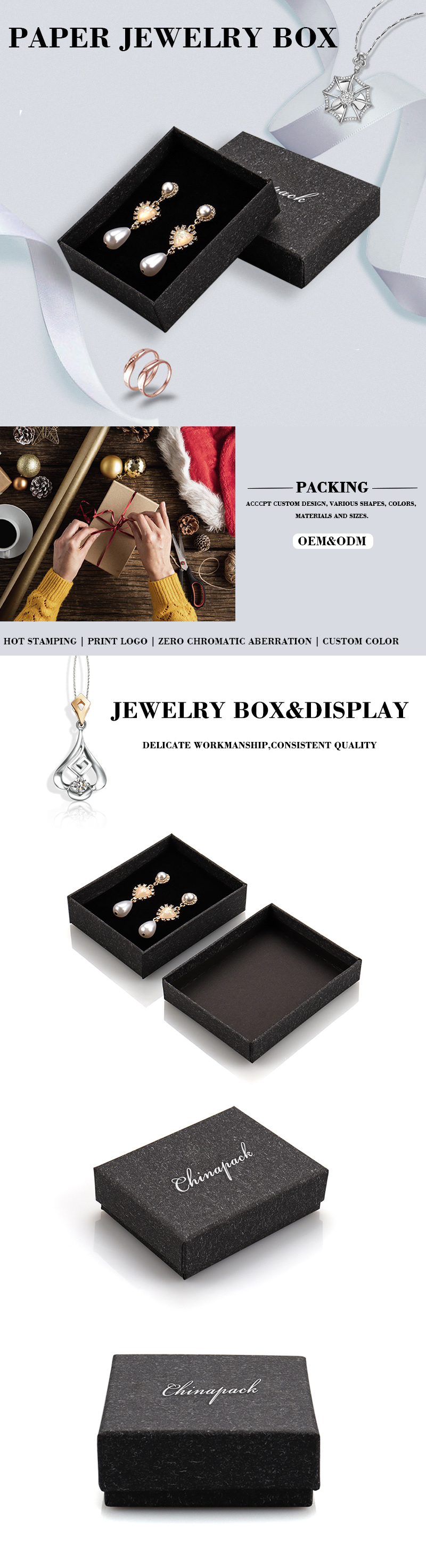 Linen jewelry box