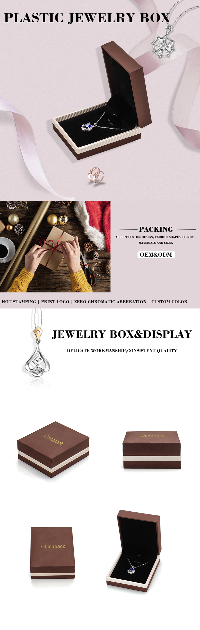 Custom printed jewelry box