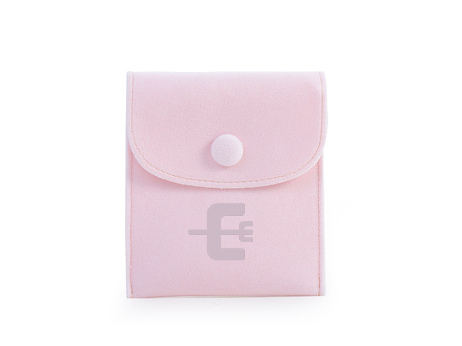 Velvet pouches with logo