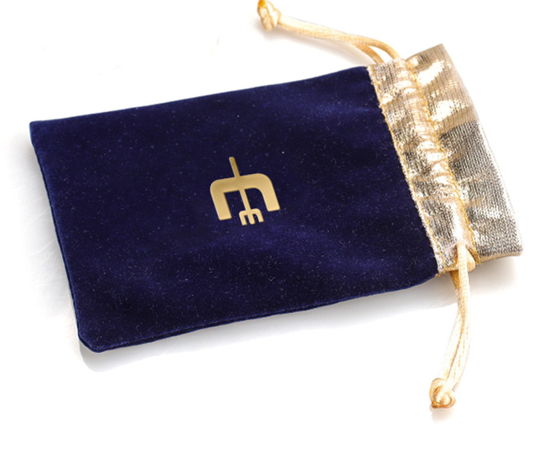 Custom gold stitching pouch