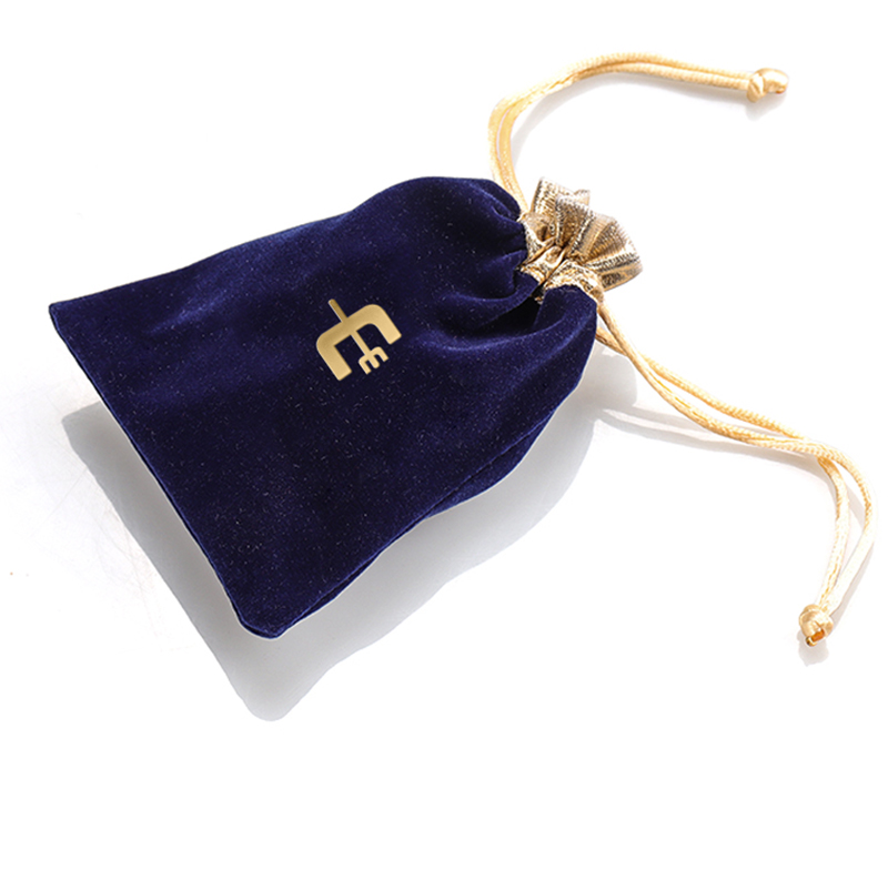 Custom gold stitching pouch