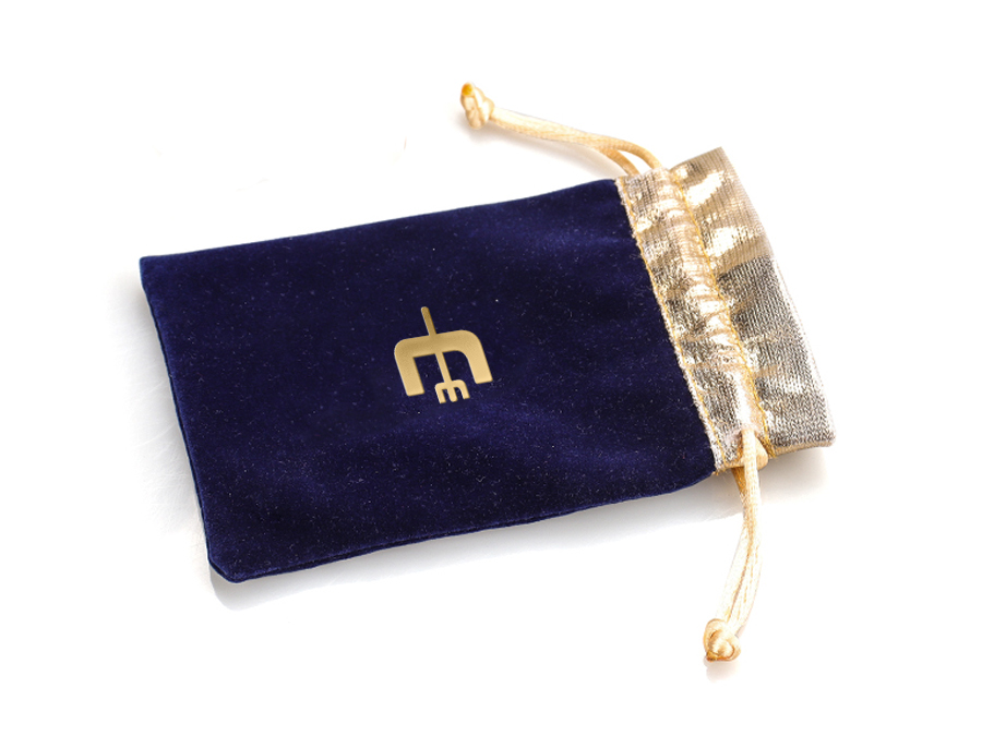 Custom gold stitching pouch