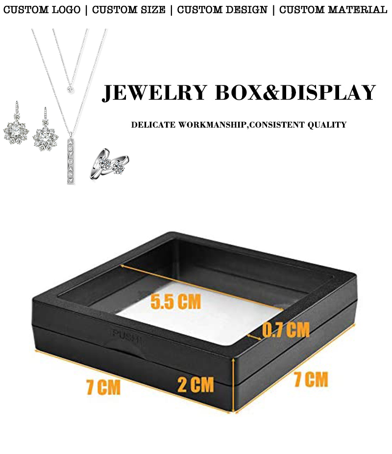 Clear jewelry box