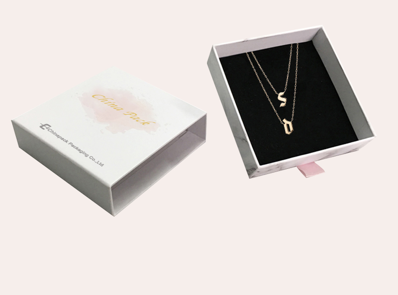 Slide jewelry packaging box