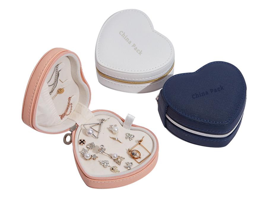 Heart PU leather box