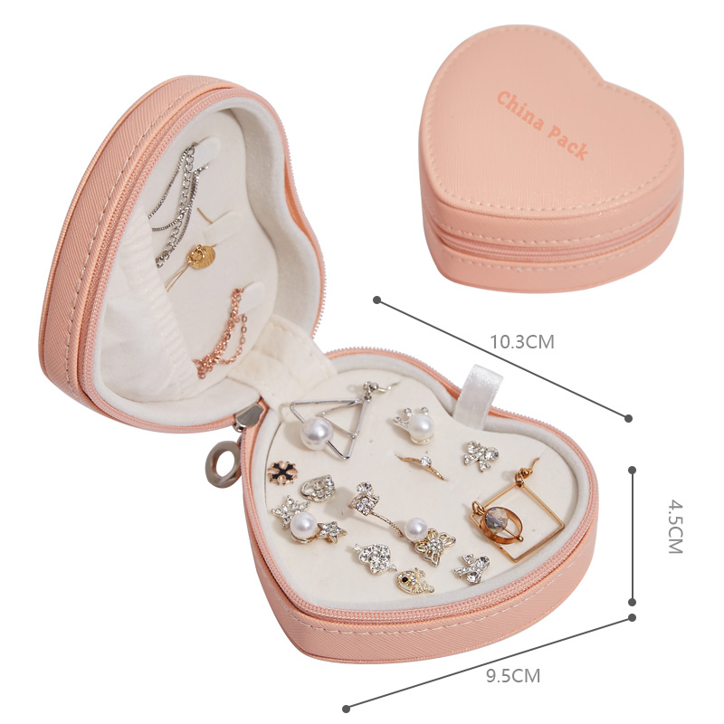 Heart PU leather box