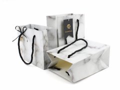 Marble style paper bag