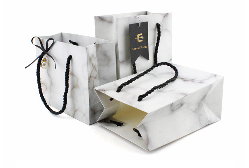 Marble style paper bag