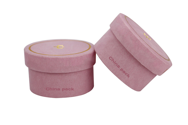 Round paper jewelry box