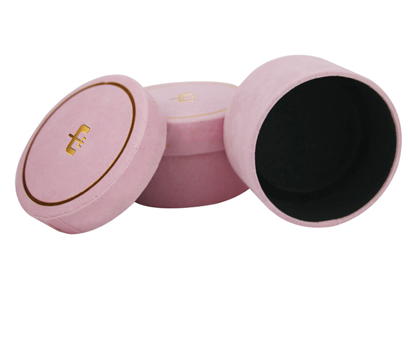 Round paper jewelry box