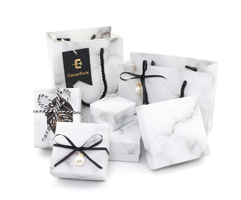 white gift bags