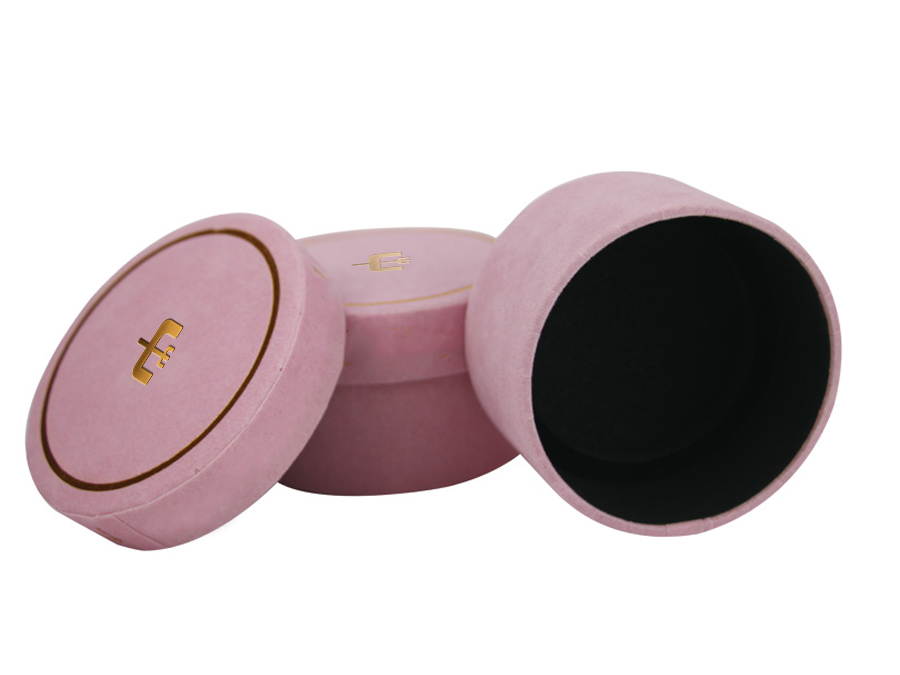 round style cylinder jewelry packaging box
