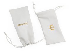 white jewelry pouch