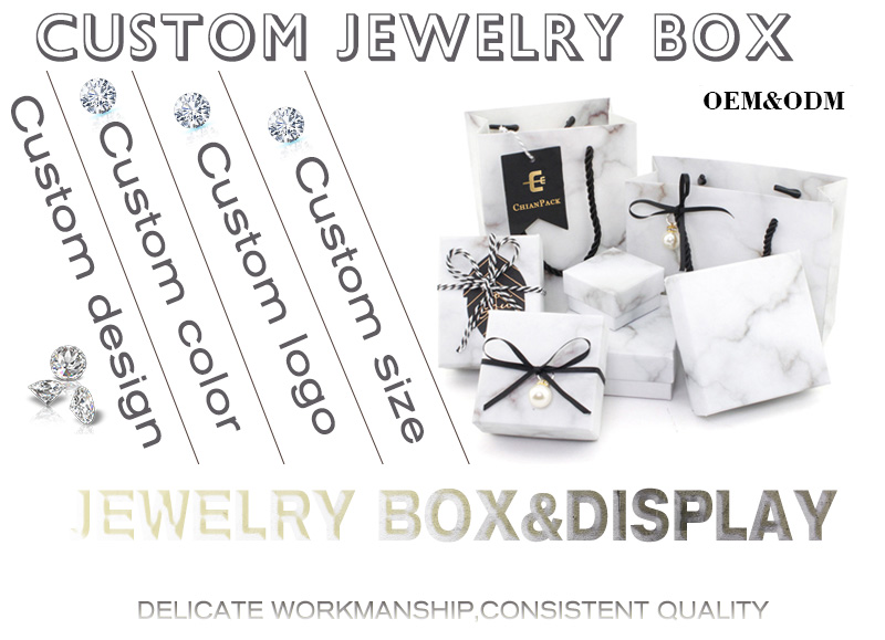 custom jewelry set box and bag