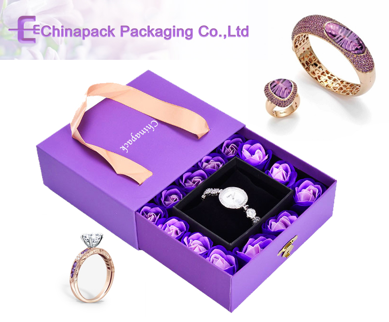 Customized flower jewellery box