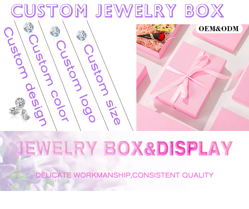 Customized flower jewellery box