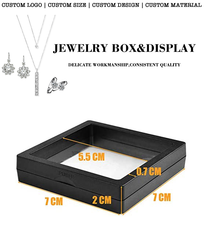 transparent jewelry box