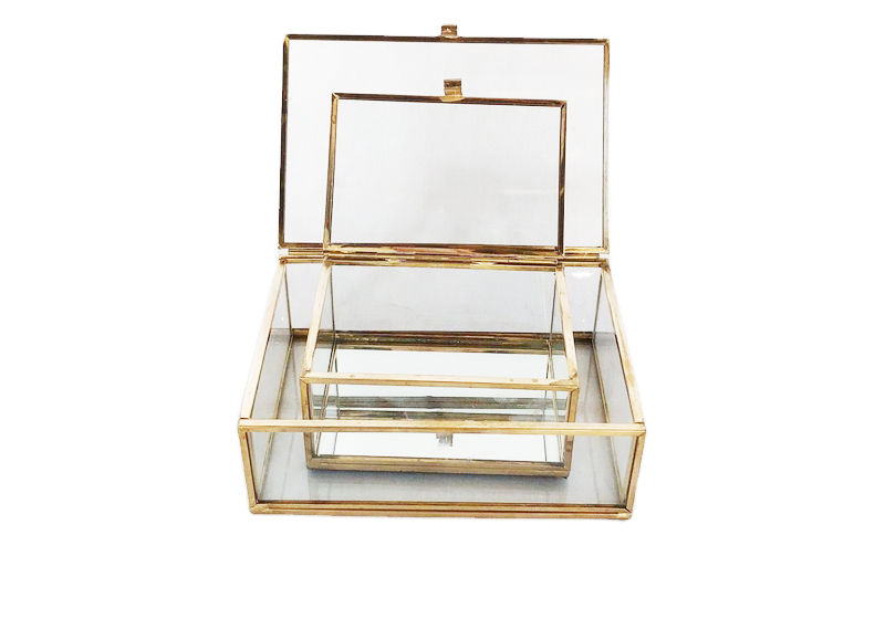 customized glass box for jewelry