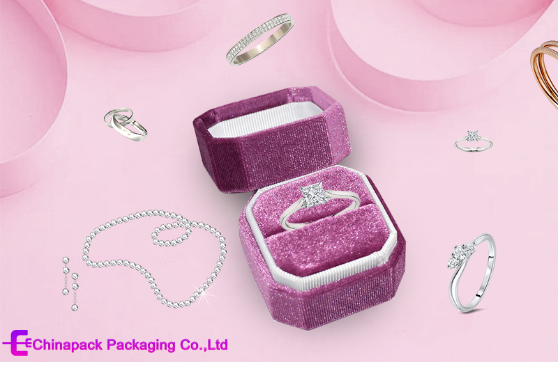 Fashion jewelry packaging box and presentation of aesthetic