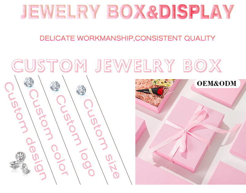 pink jewelry gift boxes