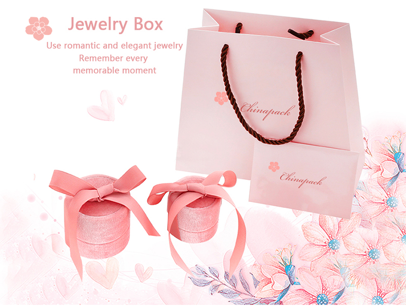 velvet jewelry round box