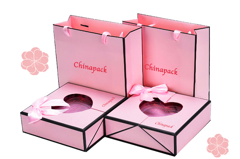 pink rose ribbon jewelry box