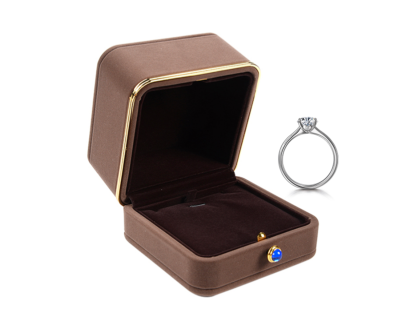 metal brand velvet jewelry box