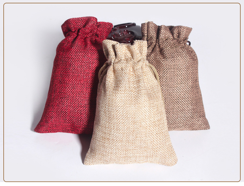 linen jewelry pouch