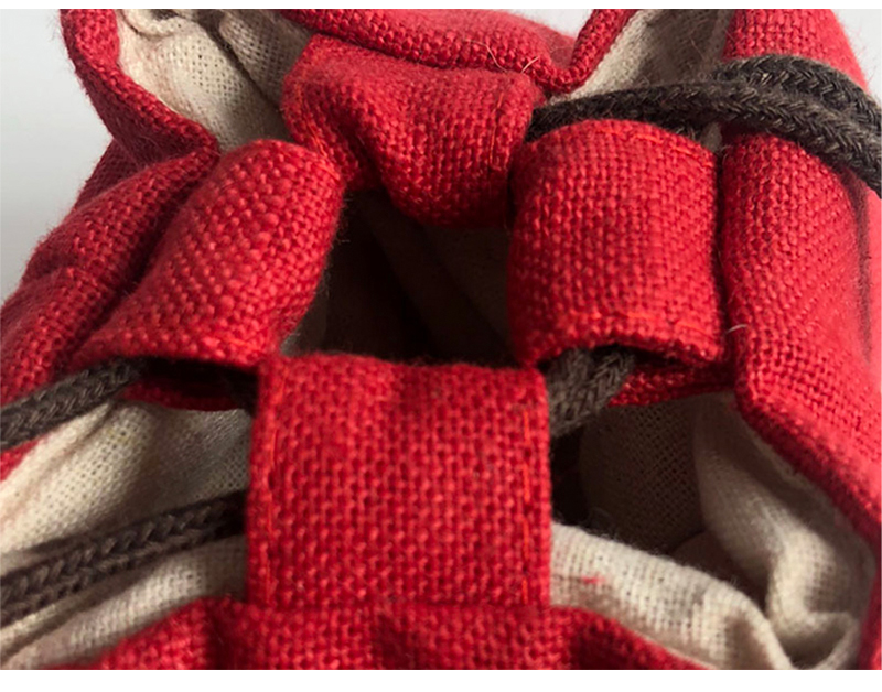 red jewelry pouch