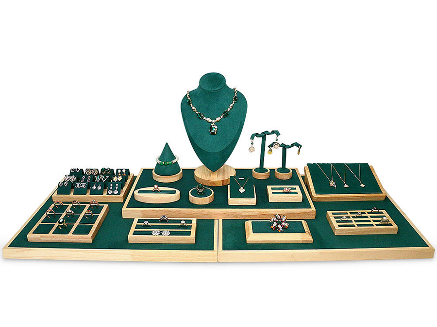 JDS004-1 wooden jewelry display