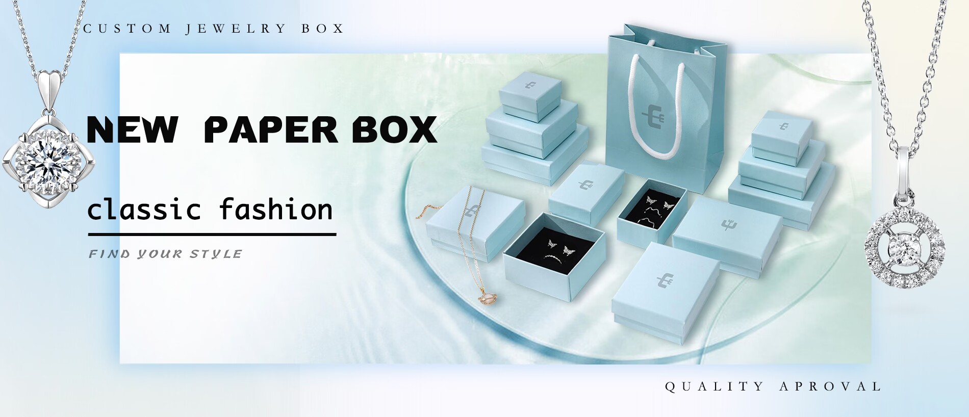 new jewelry paper box