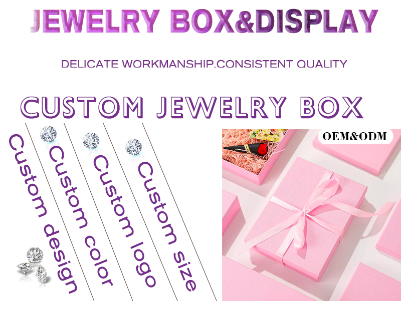 JRB004 custom jewelry packaging with logo