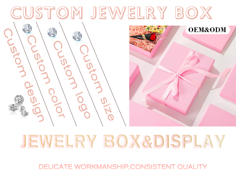 JRB013 custom printed paper jewelry boxes