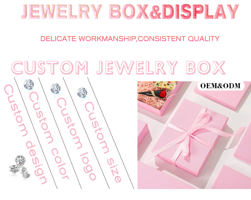 JRB014 rose gold packaging boxes