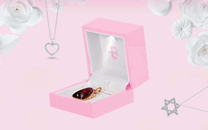 JPB015 hot pink jewelry box