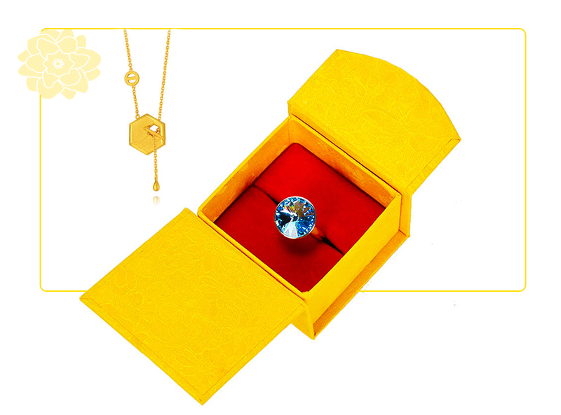 JFB018 yellow jewelry box