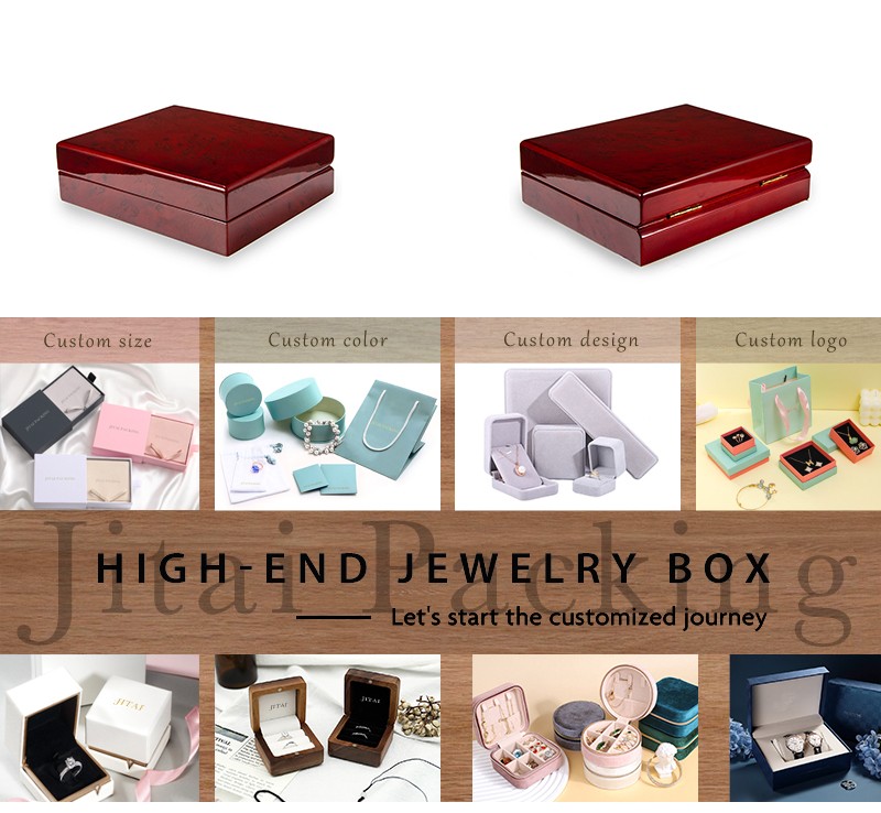 JWB019 unfinished wood jewelry box bulk