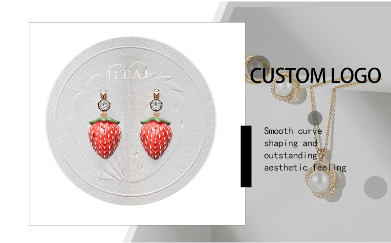 JTC010 flower design jewelry card